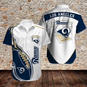 Los Angeles Rams Hawaiian Shirt For Big Fans