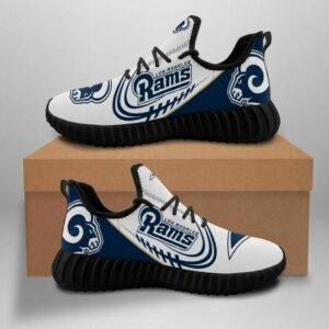 Los Angeles Rams Custom Shoes Sport Sneakers Los Angeles Rams Yeezy Boost in 2022 | New sneakers, Yeezy shoes, Sport sneakers