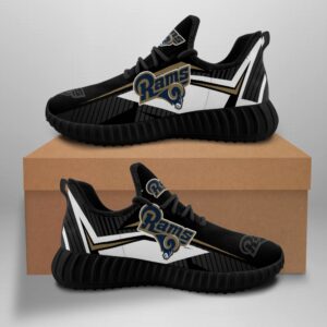 Los Angeles Rams Sneakers Customize Yeezy Shoes for women/men
