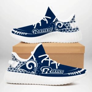 Los Angeles Rams White NFL Yeezy Sport Teams Top Branding Trends Custom Perfect gift for fans Shoes Yeezy Sneakers men women size US