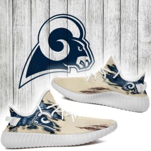 Scratch Los Angeles Rams NFL Yeezy Boost 350 v2 Shoes Custom Yeezys Trends 2020